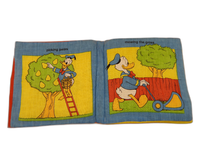 Donald Duck Soft Cloth Children's Book Garden Theme Budget Books Pty. Ltd.