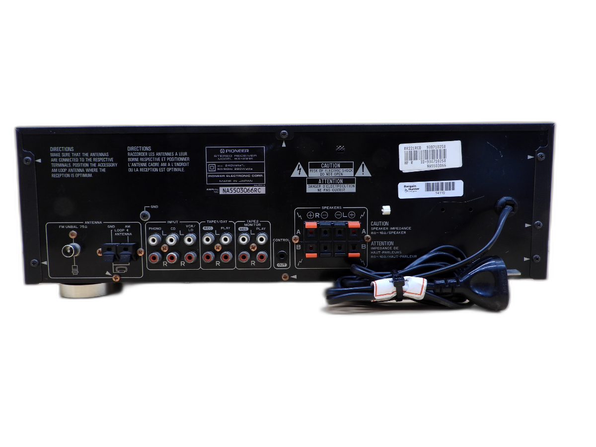 Pioneer Sx 221r Stereo Receiver