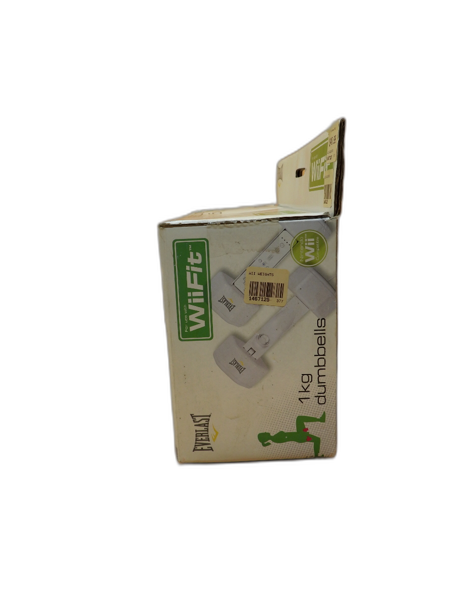 Nintendo Wii fit Everlast 1kg Dumbbells. Fitness. Exercise