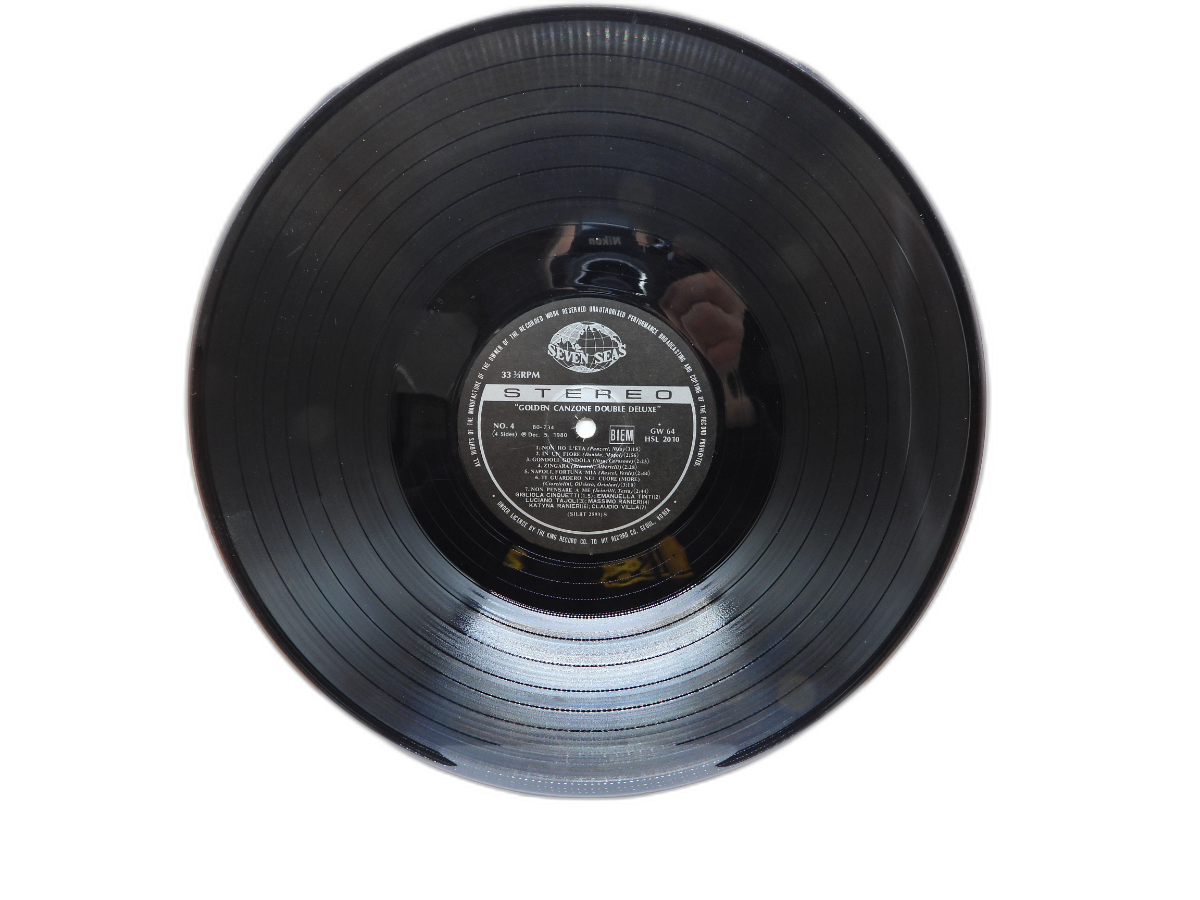 Golden Canzone Double Deluxe Vinyl Record Seven Seas