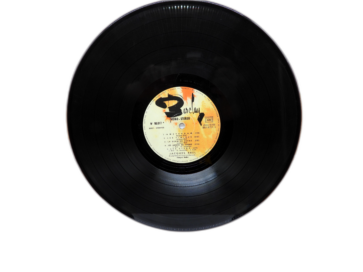 Jacques Brel 3 Enregistrement Public Amsterdam Lp Vinyl Barclay