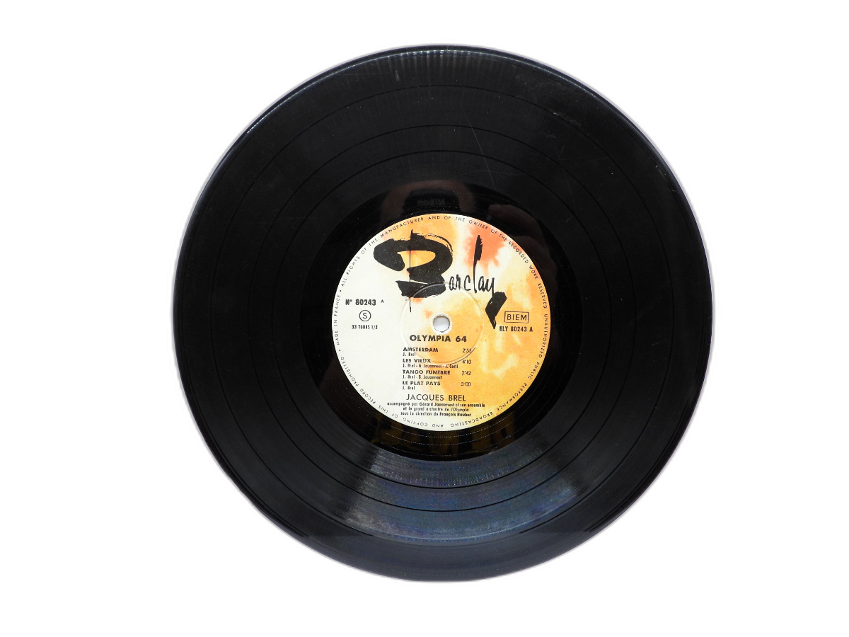 Jacques Brel Olympia 64 Vinyl Record Barclay