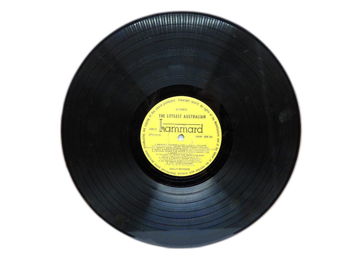 The Littlest Australian Sally Boyden Vinyl Lp Hammard Ham 008
