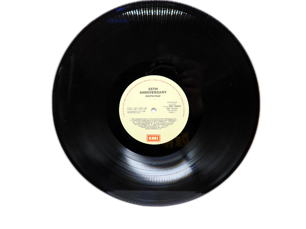 Edith Piaf 25th Anniversary Double Album Vinyl Emi