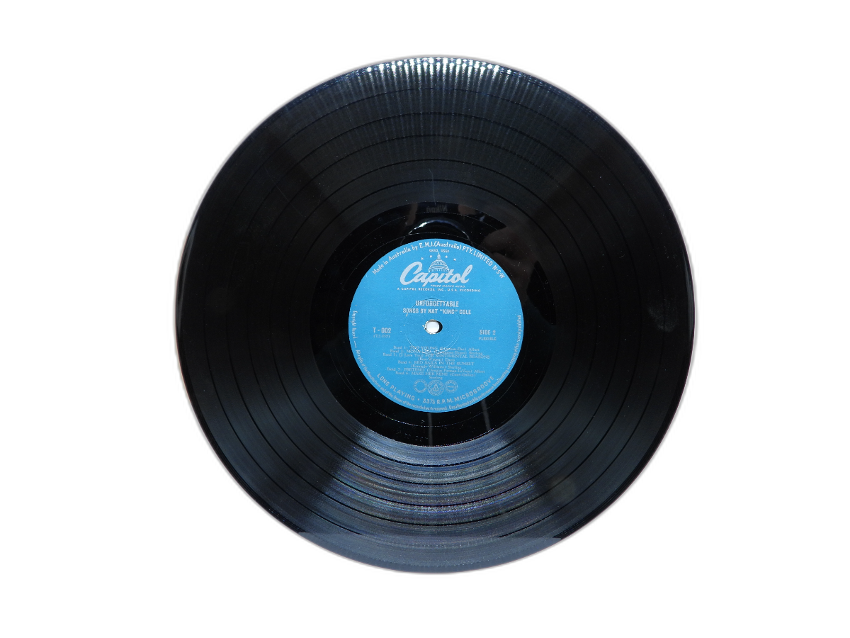 Nat King Cole Unforgettable Vinyl Record Capitol