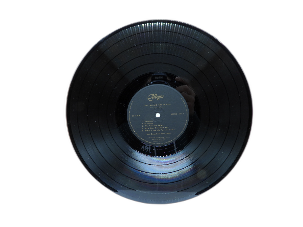 Kiss Me Kate & Can Vinyl Record Allegro All 765
