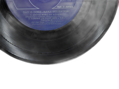 Day Is Done 45 Rpm Vinyl By Nana Mouskouri Fontana