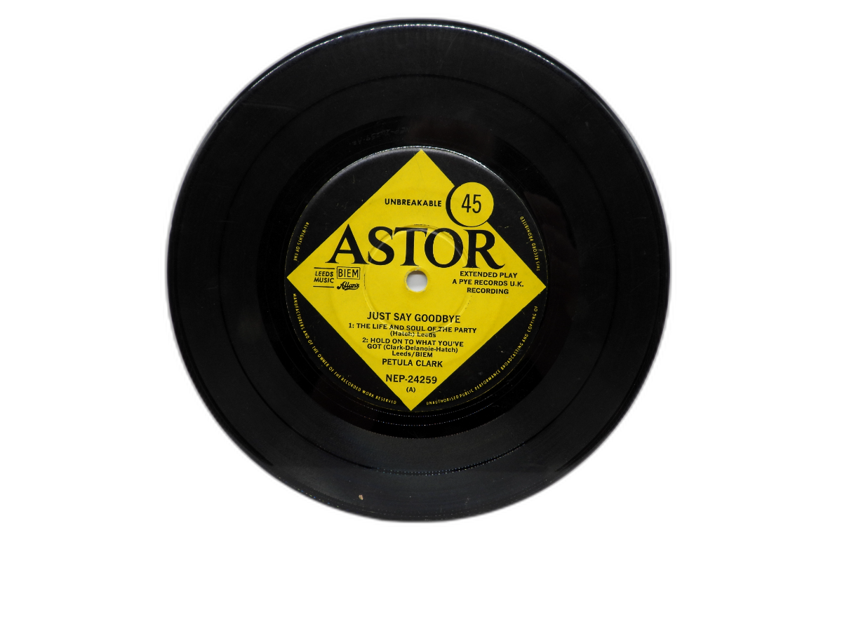 Petula Clark Just Say Goodbye 45 Rpm Vinyl Ep Astor
