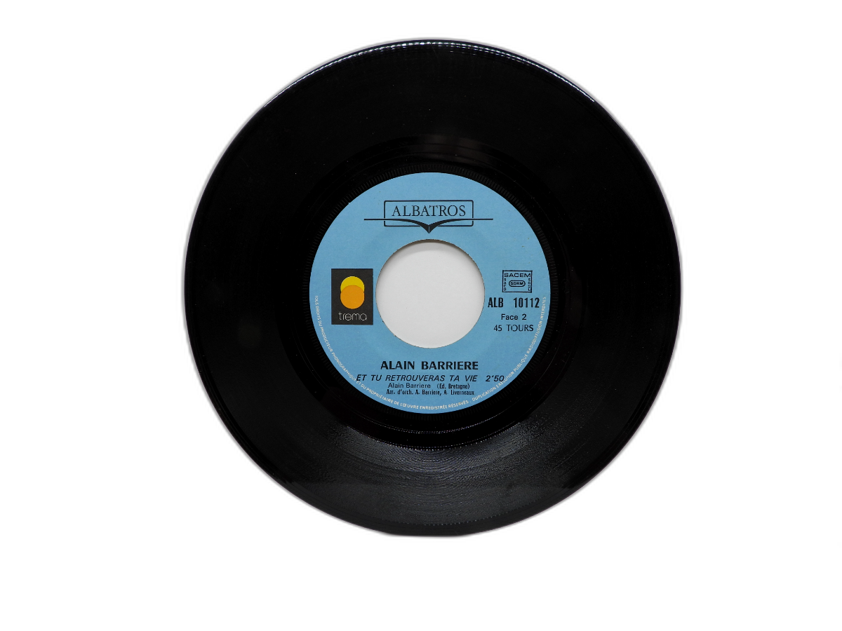 Alain Barriere Le Bel Amour 45 Rpm Vinyl Record Albatros