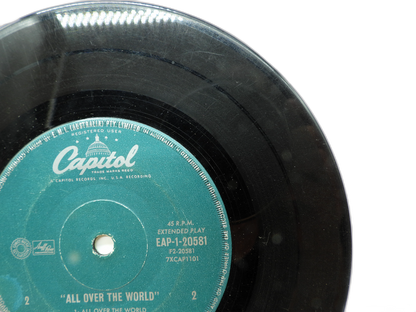 Nat King Cole All Over the World 45 Rpm Vinyl Record Capitol Records