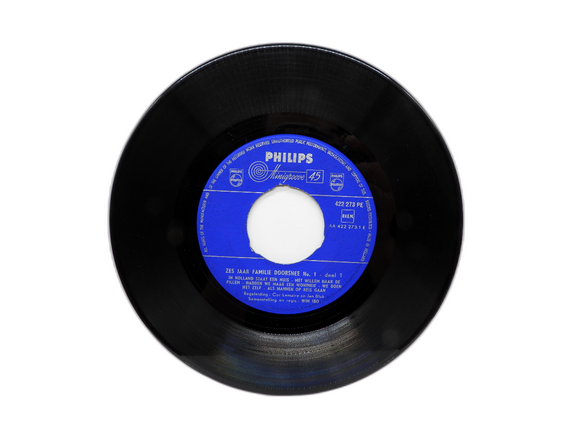 Zes Jaar Familie Doorsnee No. 1 Vinyl Record 45 Rpm Philips
