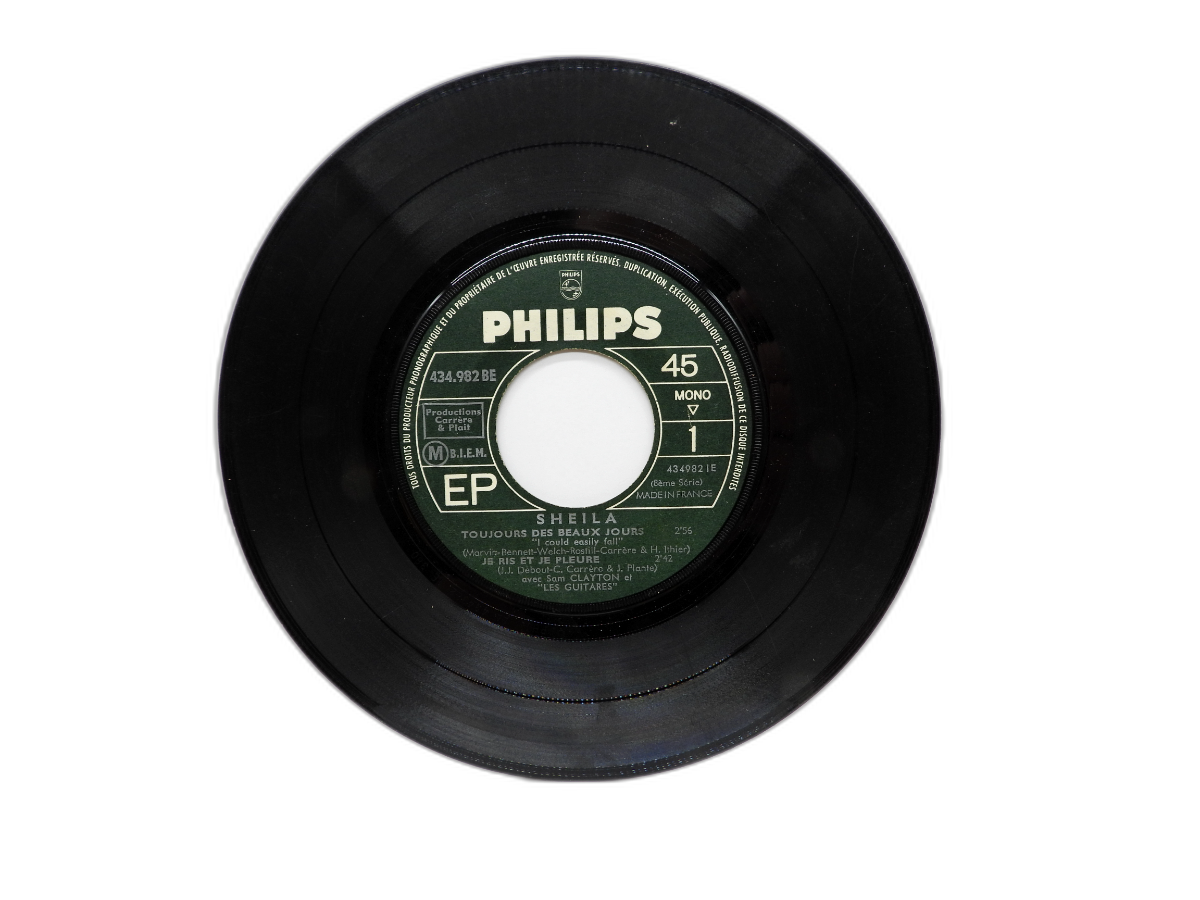 Sheila 45 Rpm Vinyl Record Philips 434.982 Be