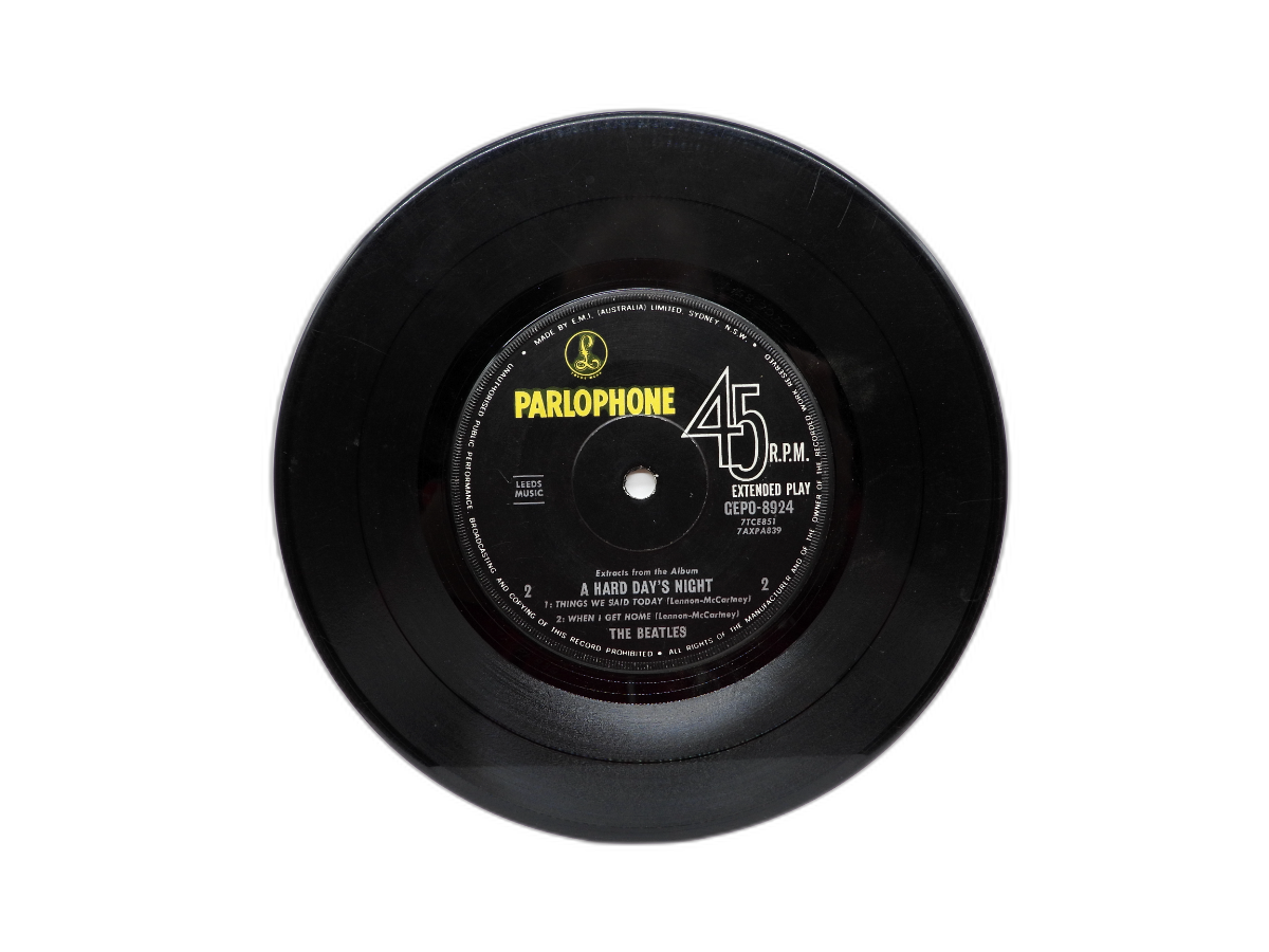 The Beatles a Hard Day's Night 45 Rpm Ep Vinyl Record Parlophone