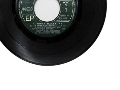 Johnny Hallyday Quand Revient La Nuit 45 Rpm Vinyl Record Philips