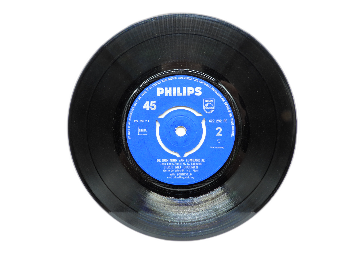 Wim Sonneveld Verliefd Op Juffrouw Van Dam 7" Vinyl Record Philips