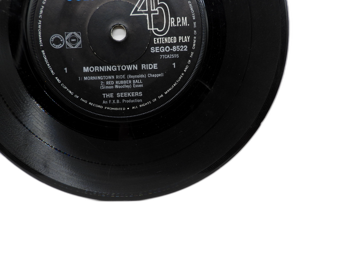 Morningtown Ride the Seekers Columbia 45 Rpm Vinyl
