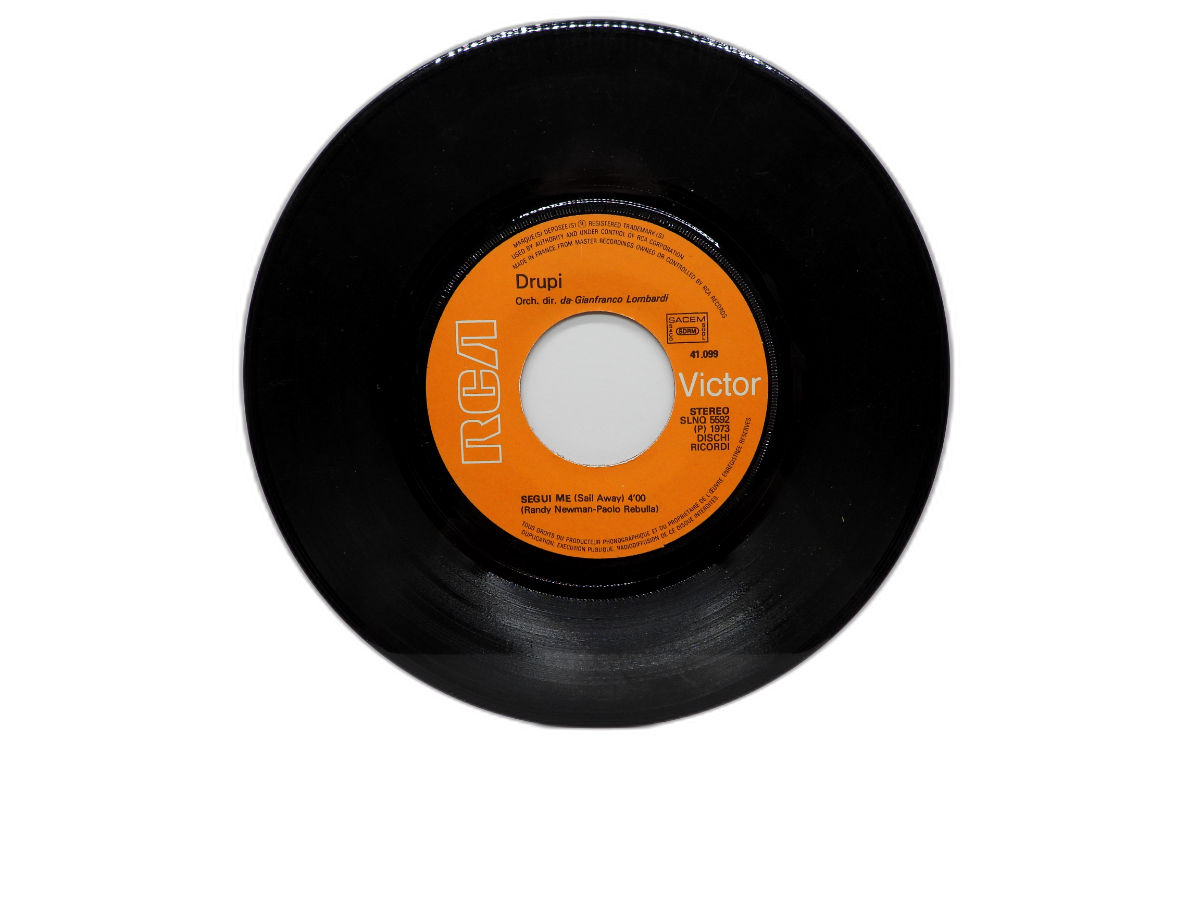 Vado Via 7 Inch Vinyl 45 Rpm By Drupi Rca Victor