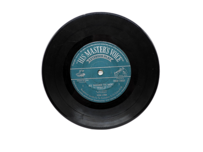 All Through the Night 45 Rpm Vinyl Record Vera Lynn His Master's Voice