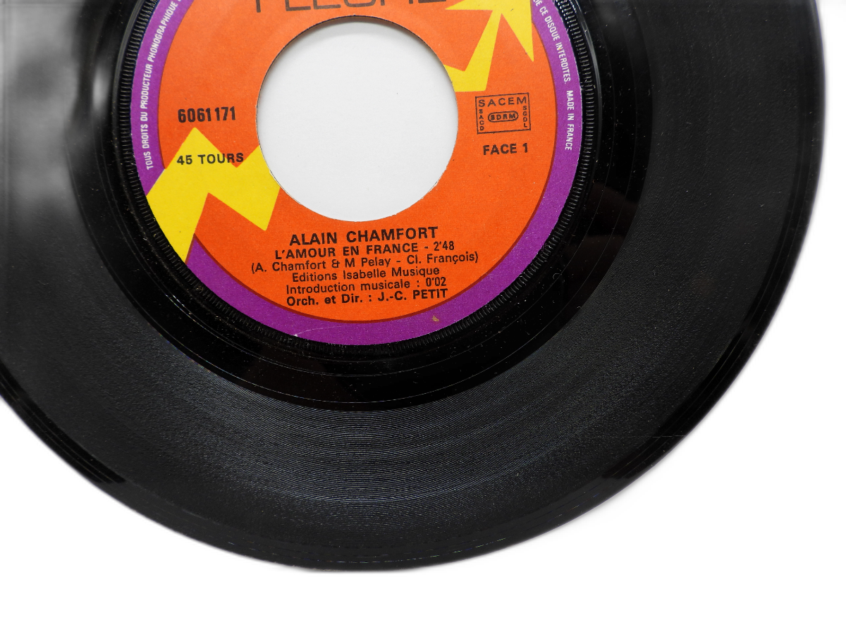 L'amour En France 45 Rpm Vinyl Single Disques Fleche 6061 171