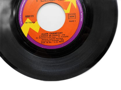 L'amour En France 45 Rpm Vinyl Single Disques Fleche 6061 171