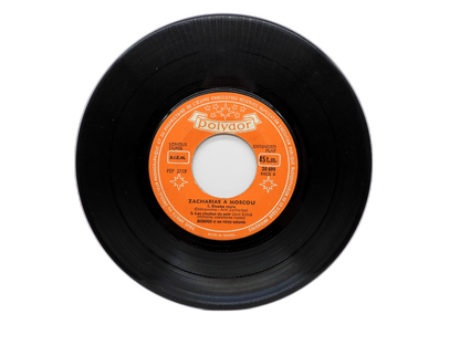 Zacharias a Moscou Polydor 45 Rpm Vinyl Record