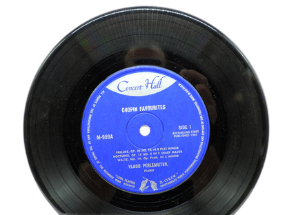 Chopin Favourites Vinyl Record By Vlado Perlemuter Concert Hall