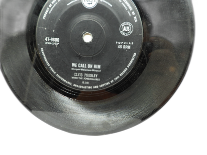 Elvis Presley You'll Never Walk Alone / We Call on Him 45 Rpm Vinyl Single Rca