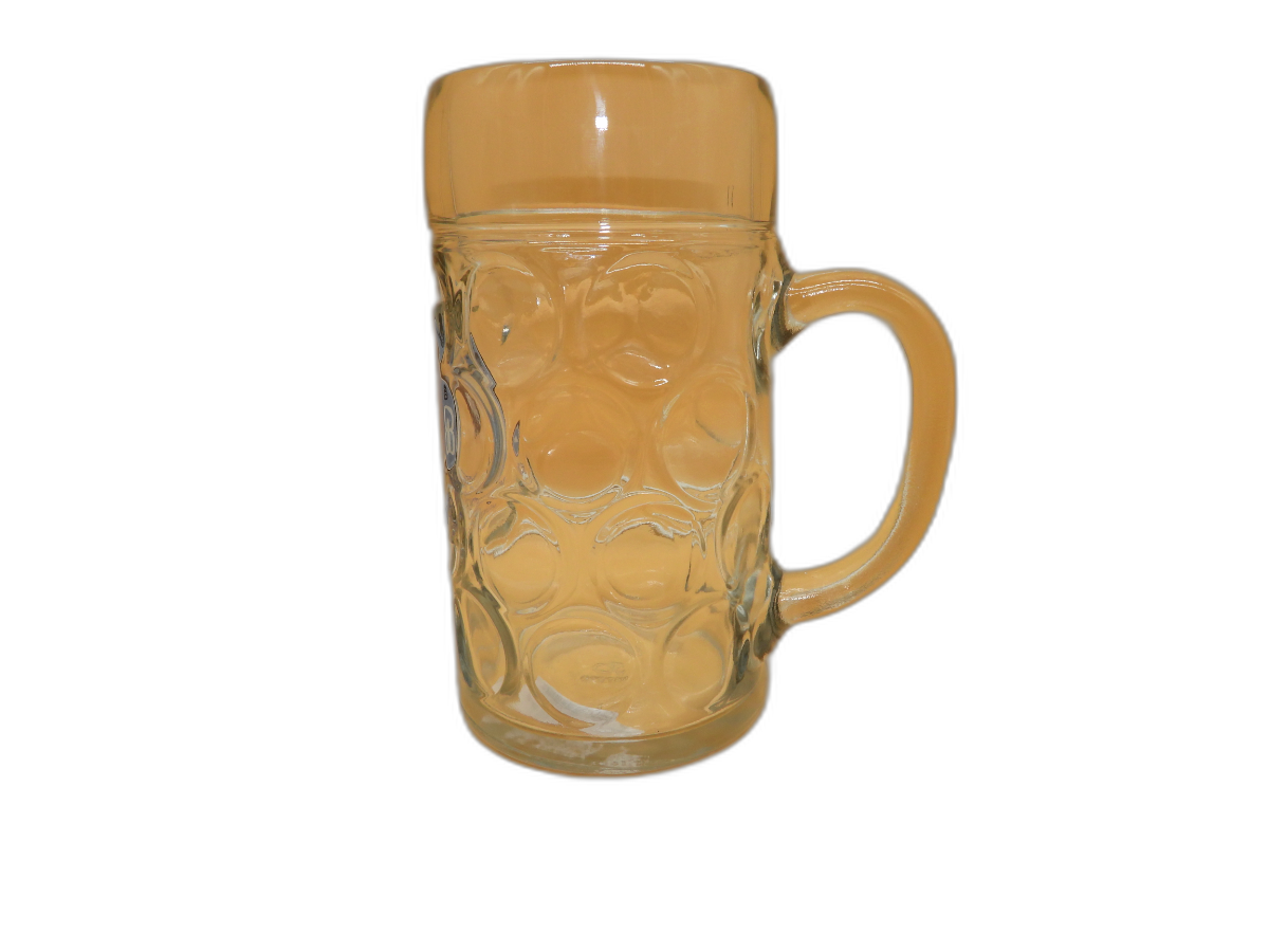 Hb München 1 Litre Glass Beer Stein Mug
