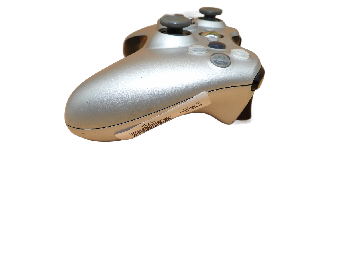 Microsoft Xbox 360 Wireless Controller Silver Game
