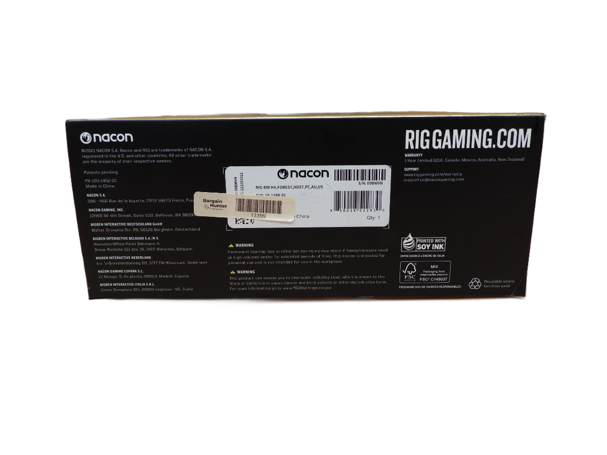 Rig 400ha Camo Gaming Headset Universal