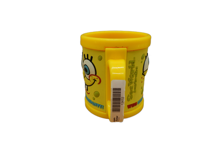 Sea World Spongebob Squarepants Yellow Plastic Mug