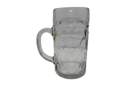 Paulaner München 1l Glass Beer Mug Stein