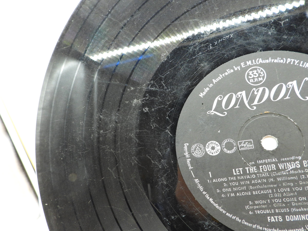 Fats Domino Let the Four Winds Blow Vinyl Record 33 Rpm London