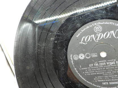 Fats Domino Let the Four Winds Blow Vinyl Record 33 Rpm London