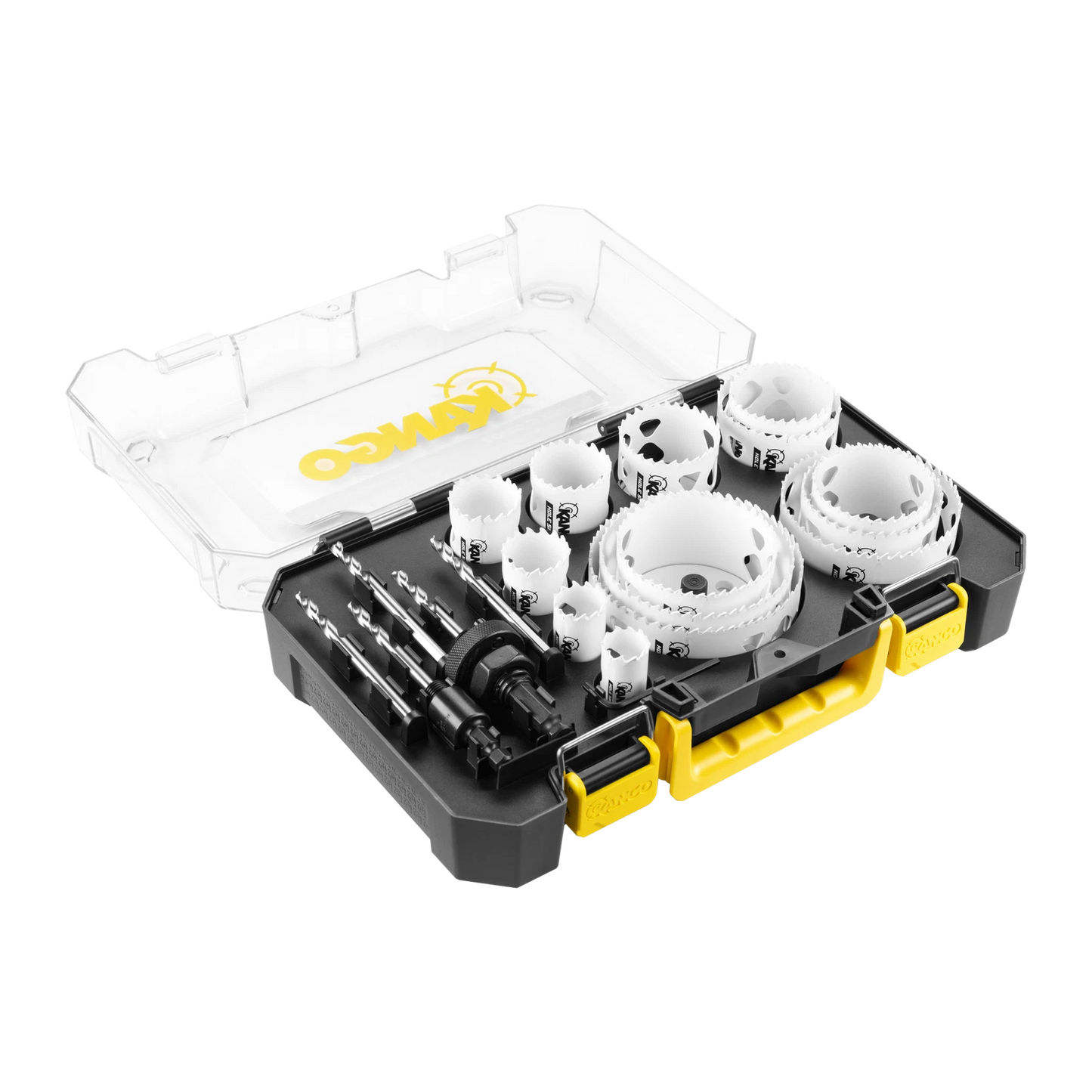 Kango 19 Piece Bi Metal Hole Saw Set 22 102mm With Arbors
