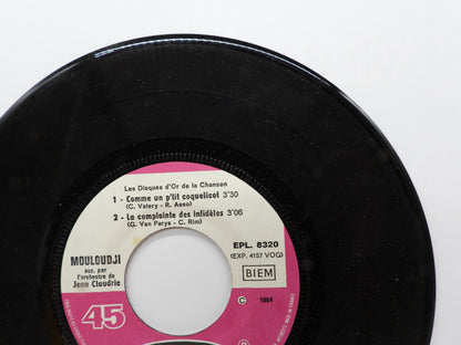Mouloudji Les Disques D'or De La Chanson 45 Rpm Vinyl Disques Vogue
