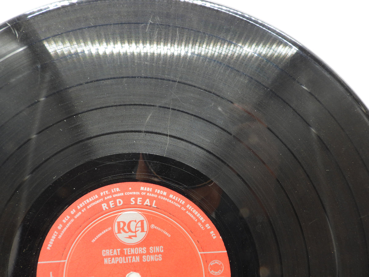 Rca Red Seal Great Tenors Sing Neapolitan Songs Vinyl Record L16349