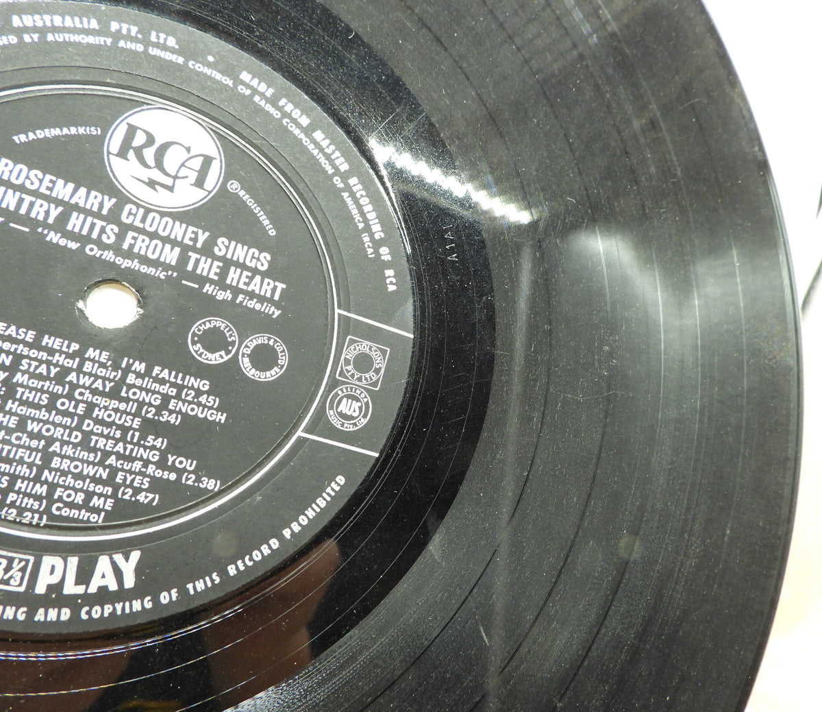 Rosemary Clooney Sings Country Hits Vinyl Lp Rca L101481
