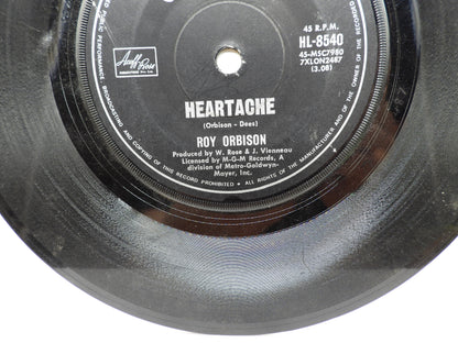 Roy Orbison Heartache / Sugar Man 7 Inch Vinyl Single Hl 8540 London