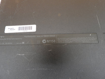 Sony PS3 Slim 149gb Cech 2502a Console With Red Controller Game Plays PS3 & (bac