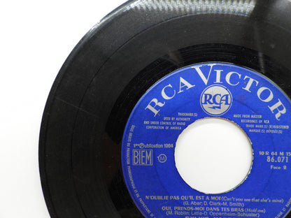 Sylvie Vartan L'homme En Noir Vinyl Record 45 Rpm Rca Victor