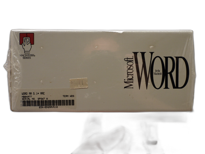 Microsoft Word Version 5 Macintosh Software