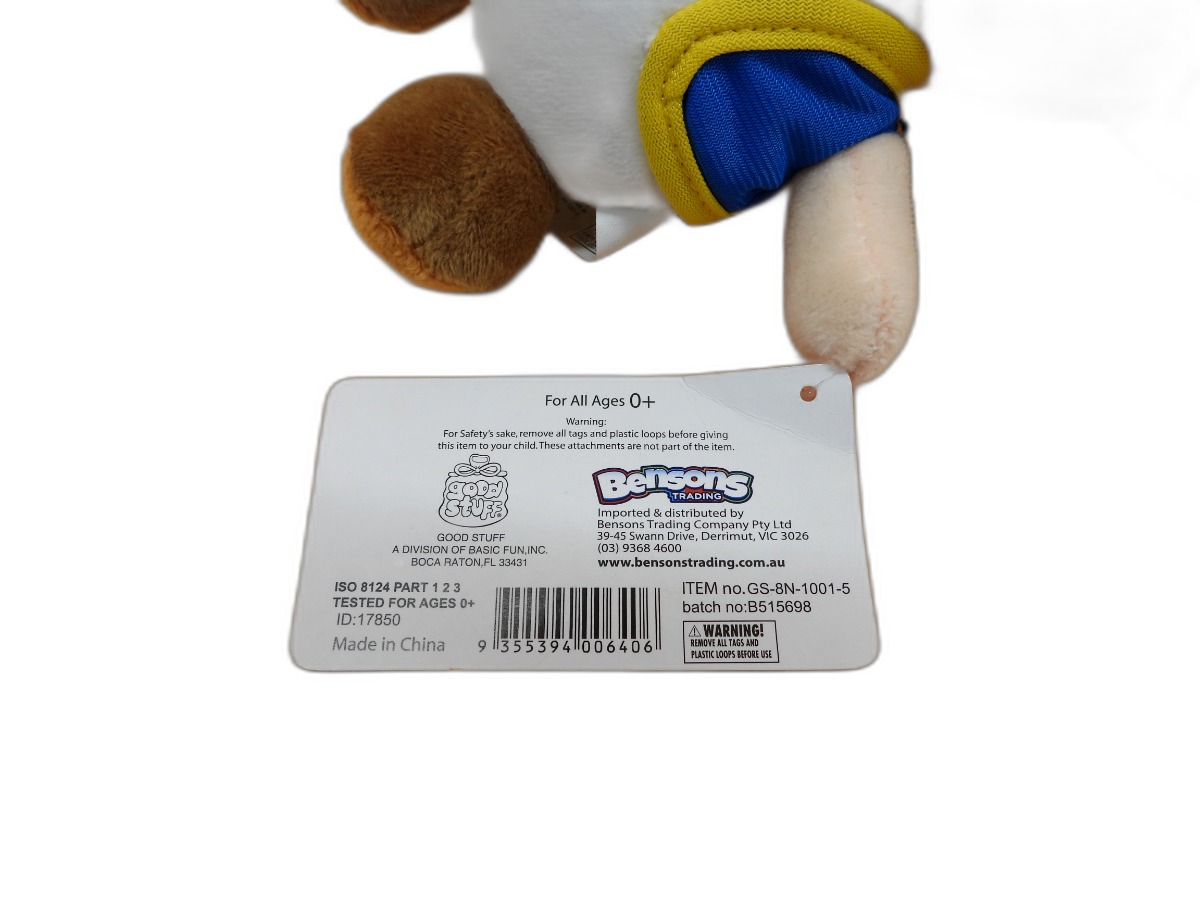 Super Mario Toad Plush Toy Benson's