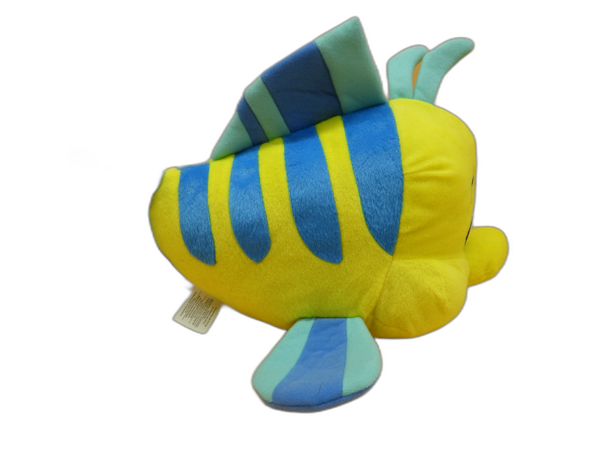 Disney the Little Mermaid Flounder Plush Toy 15"