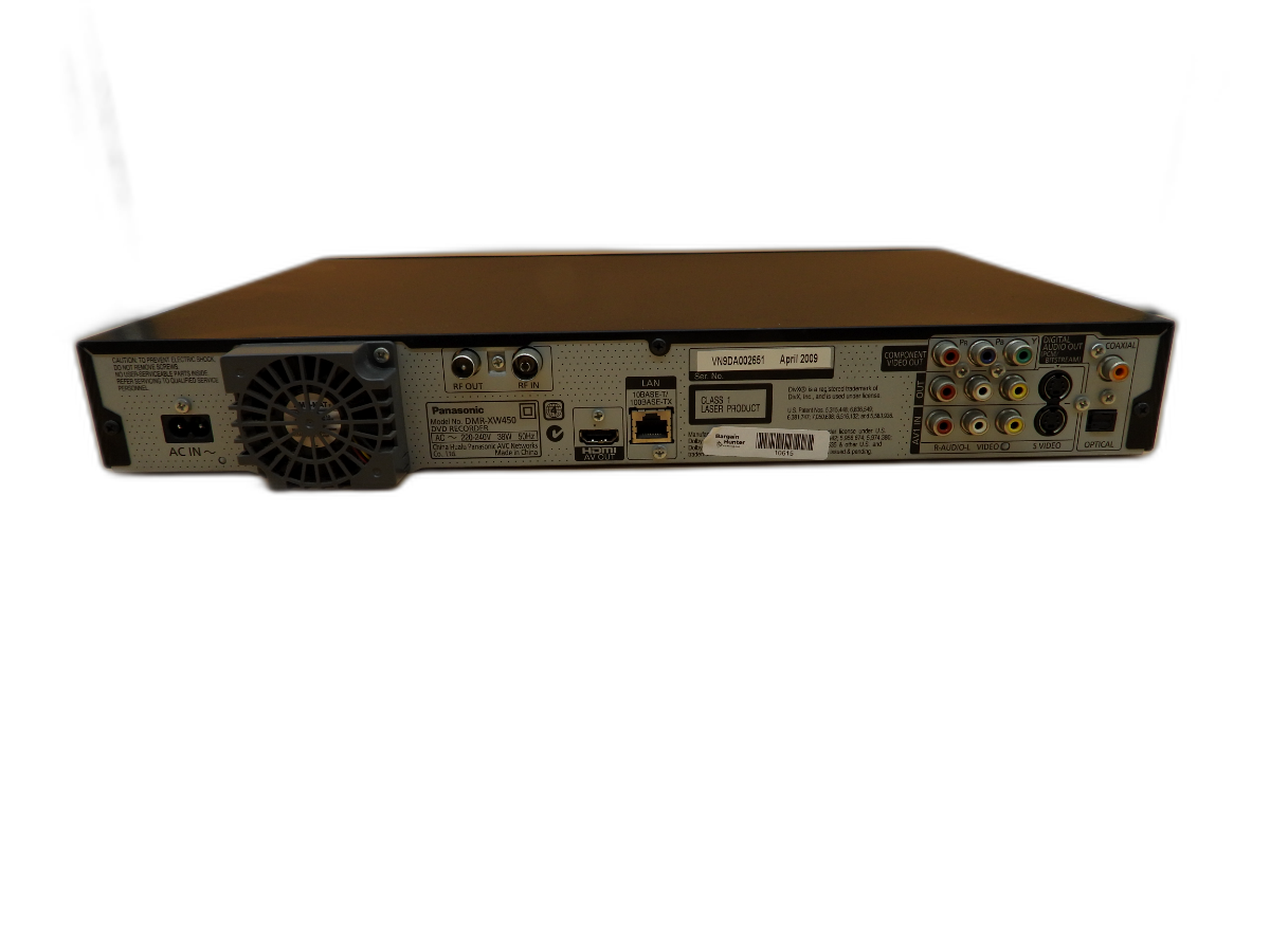 Panasonic Dmr Xw450 Dvd Recorder Hdd Player