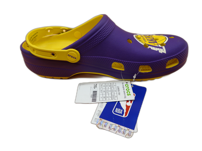 Los Angeles Lakers Crocs Clogs Purple Yellow