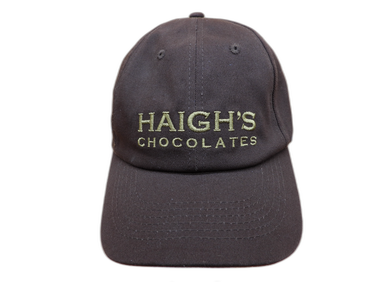 Haigh's Chocolates Brown Baseball Cap