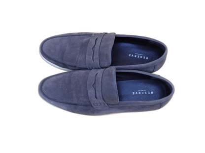 Reserve Men's Beige Suede Penny Loafers Size 12d