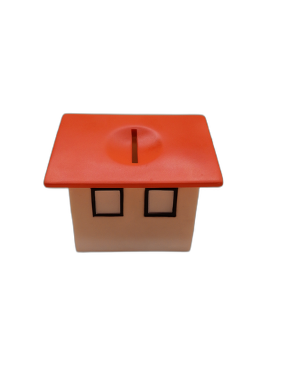Nab Bank House Shaped Plastic Coin Bank