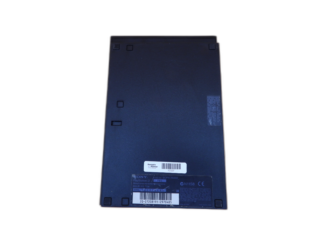 Sony PlayStation 2 Slim Console Scph 77001 Black Disc Drive Noisy, Crack In Controller 